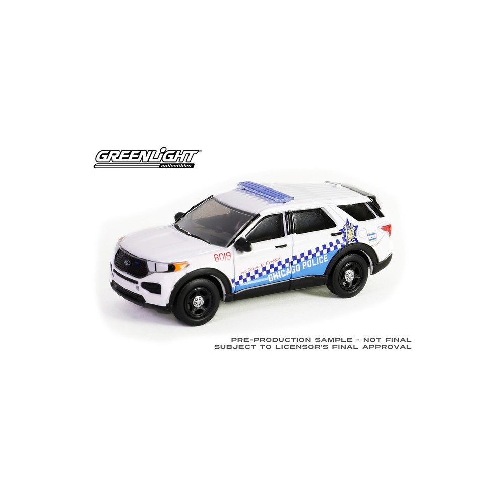 Greenlight Hot Pursuit Series 45 - 2019 Ford Police Interceptor Utility Chicago Police Department