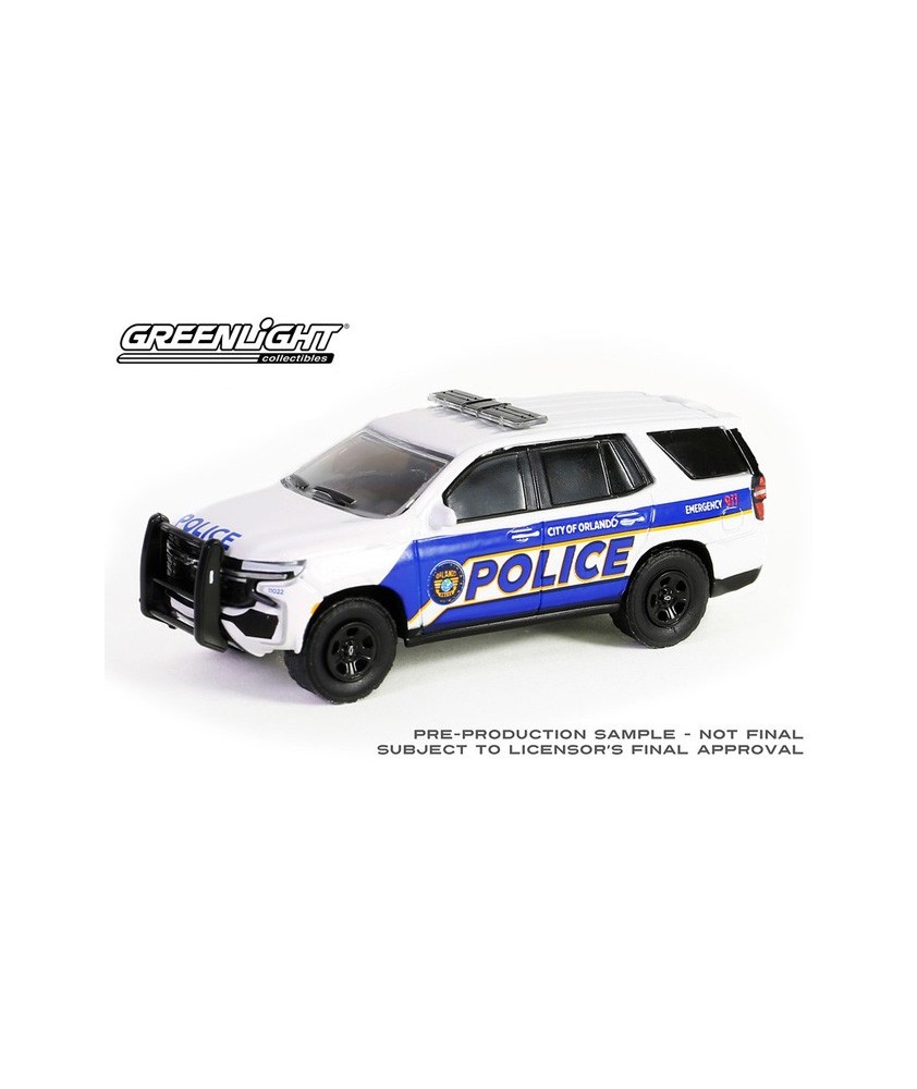 Greenlight Hot Pursuit Series 45 - 2022 Chevrolet Tahoe Police Pursuit Orlando Police