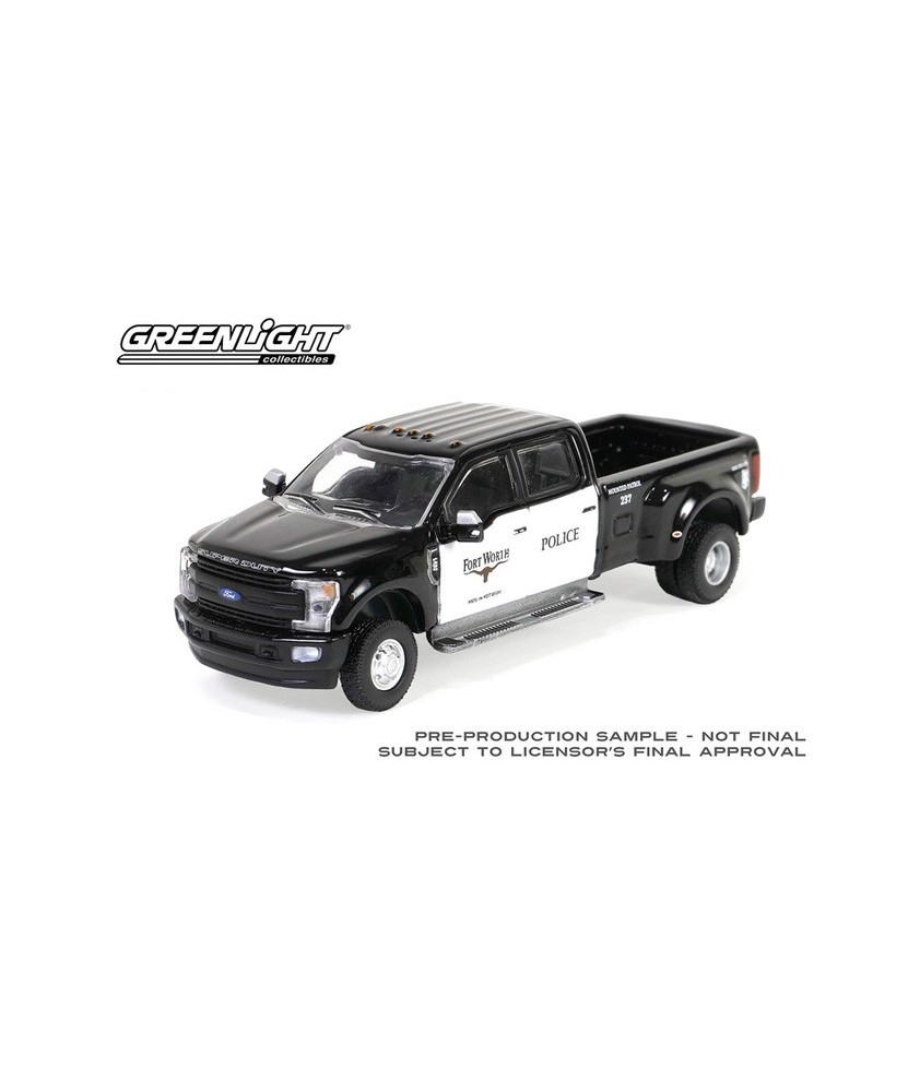 Greenlight Dually Drivers Series 14 - 2019 Ford F-350 Dually Fort Worth Police Department