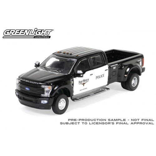 Greenlight Dually Drivers Series 14 - 2019 Ford F-350 Dually Fort Worth Police Department