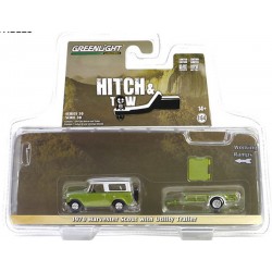 Greenlight Hitch and Tow Series 30 - 1970 Harvester Scout with Utility Trailer