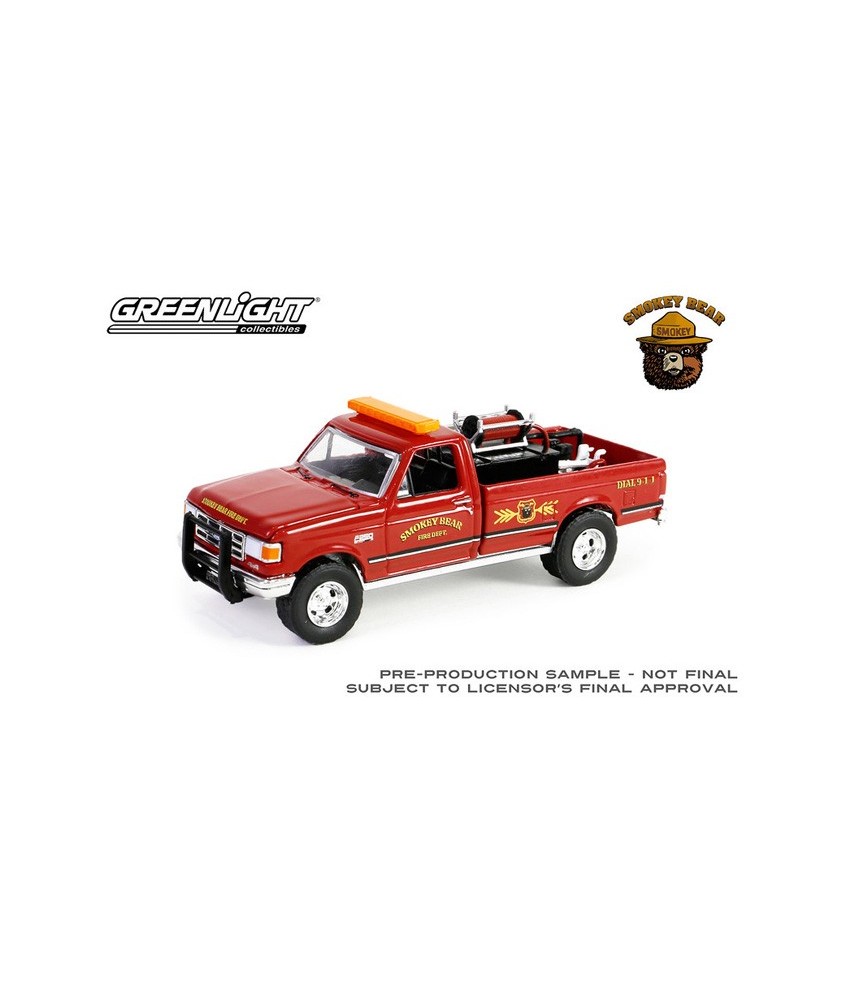 Greenlight Smokey Bear Series 3 - 1990 Ford F-250 Fire Truck