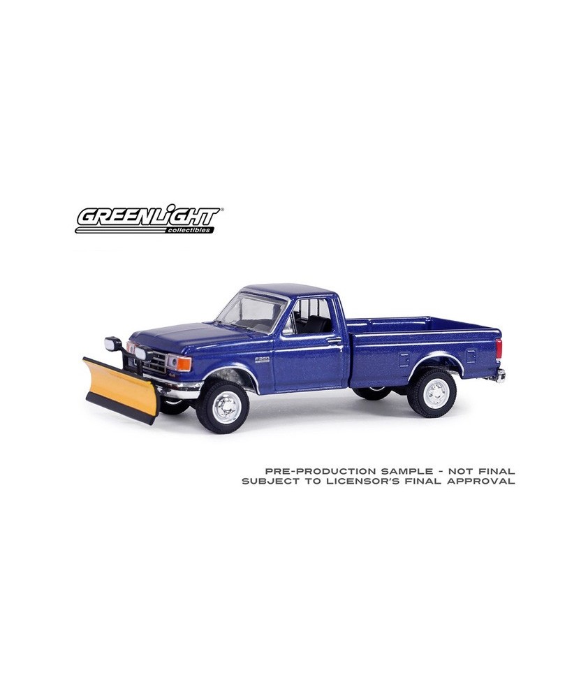 Greenlight Blue Collar Series 13 - 1991 Ford F-250 XL with Snow Plow