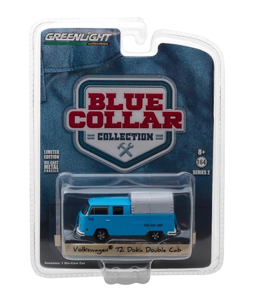 Greenlight Blue Collar Series 2 - Volkswagen T2 Doka Crew Cab