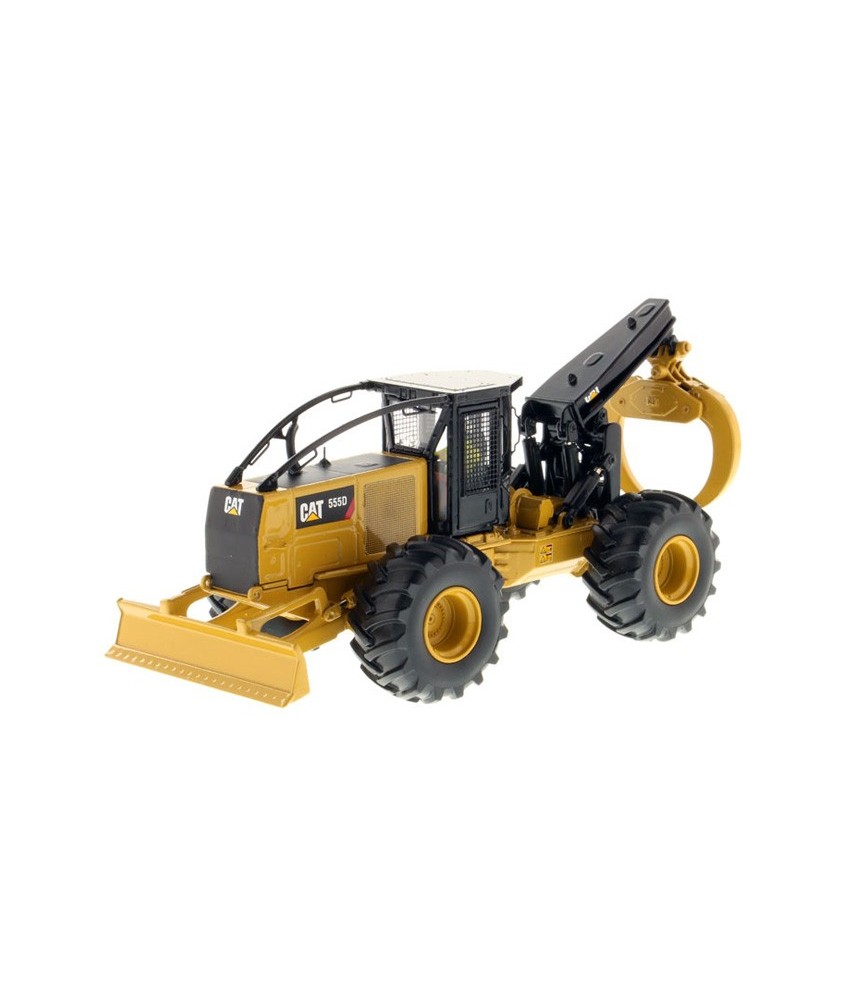 Diecast Masters Caterpillar 555D Wheel Log Skidder with Grapple