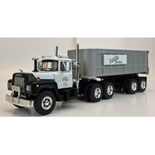 Troy's Toys Exclusive First Gear Mack R Day Cab with Dump Trailer