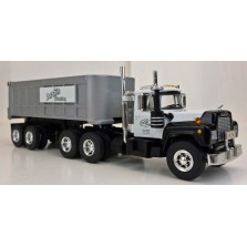 Troy's Toys Exclusive First Gear Mack R Day Cab with Dump Trailer