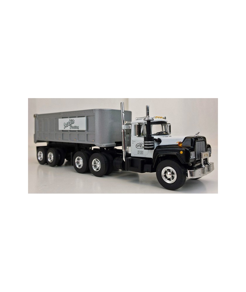 ホビーラジコン First Gear Mack R-Model Dump Truck Amazon.com: DCP by First Gear Santucci Construction Inc