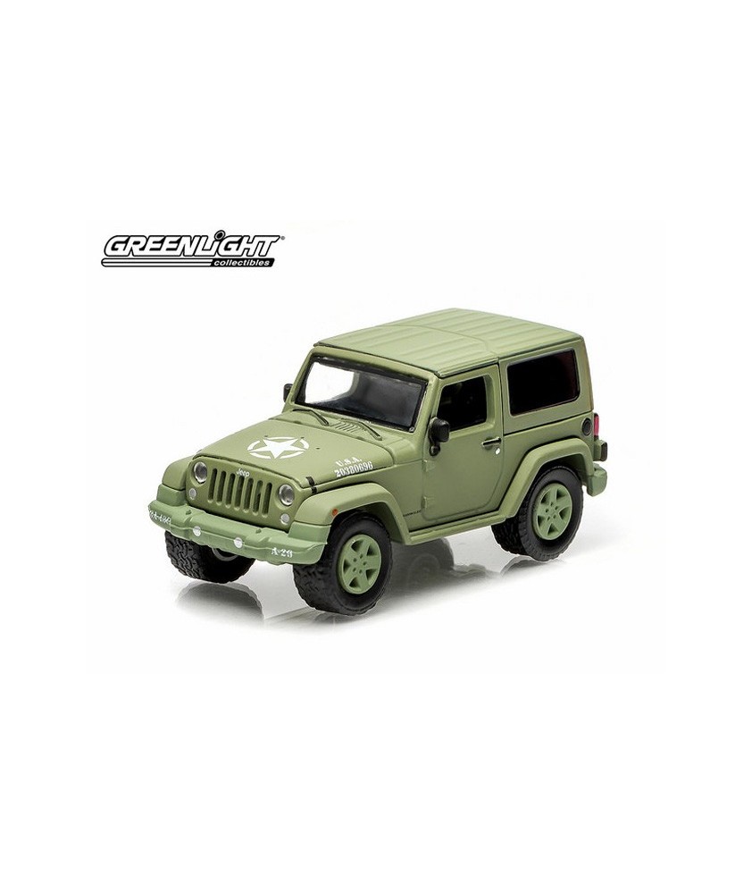 Greenlight Hobby Exclusive - 2014 Jeep Wrangler Hard Top U.S. Army