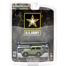 Greenlight Hobby Exclusive - 2014 Jeep Wrangler Hard Top U.S. Army