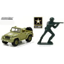 Greenlight Hobby Exclusive - 2016 Jeep Wrangler U.S. Army and Soldier