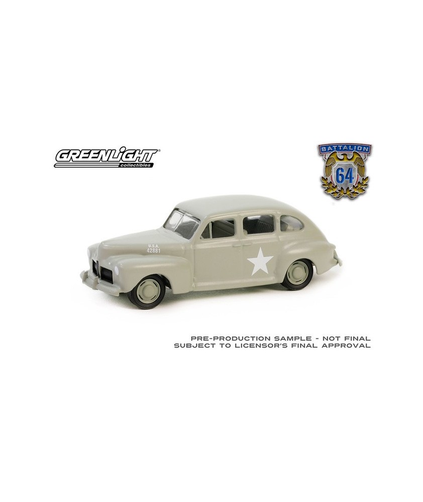 Greenlight Battalion 64 Series 4 - 1942 Ford Fordor Deluxe Army Staff Car