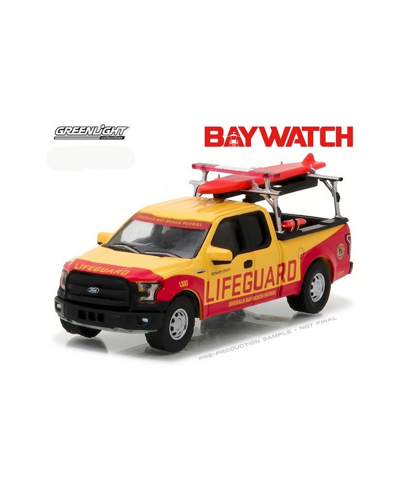 Greenlight Hollywood Series 16 - 2016 Ford F-150 Lifeguard Baywatch