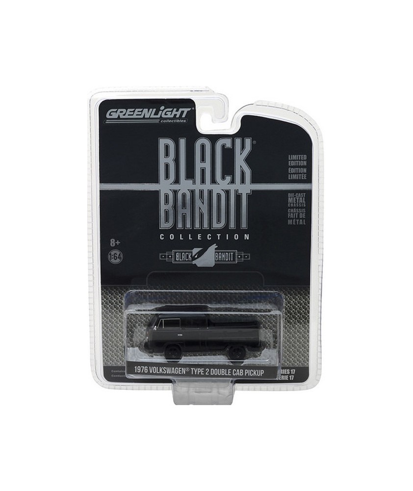Greenlight Black Bandit Series 17 - 1976 Volkswagen Double Cab Pickup