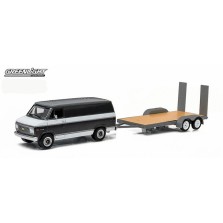 Hitch & Tow Series 3 - 1977 Chevy G20 Van and Flatbed Trailer