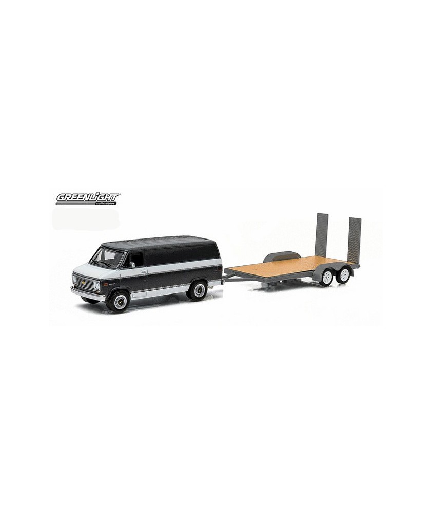 Hitch & Tow Series 3 - 1977 Chevy G20 Van and Flatbed Trailer