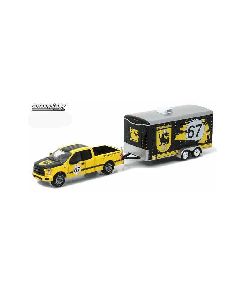 Greenlight Hitch & Tow Series 9 - 2015 Ford F-150 and Enclosed Trailer