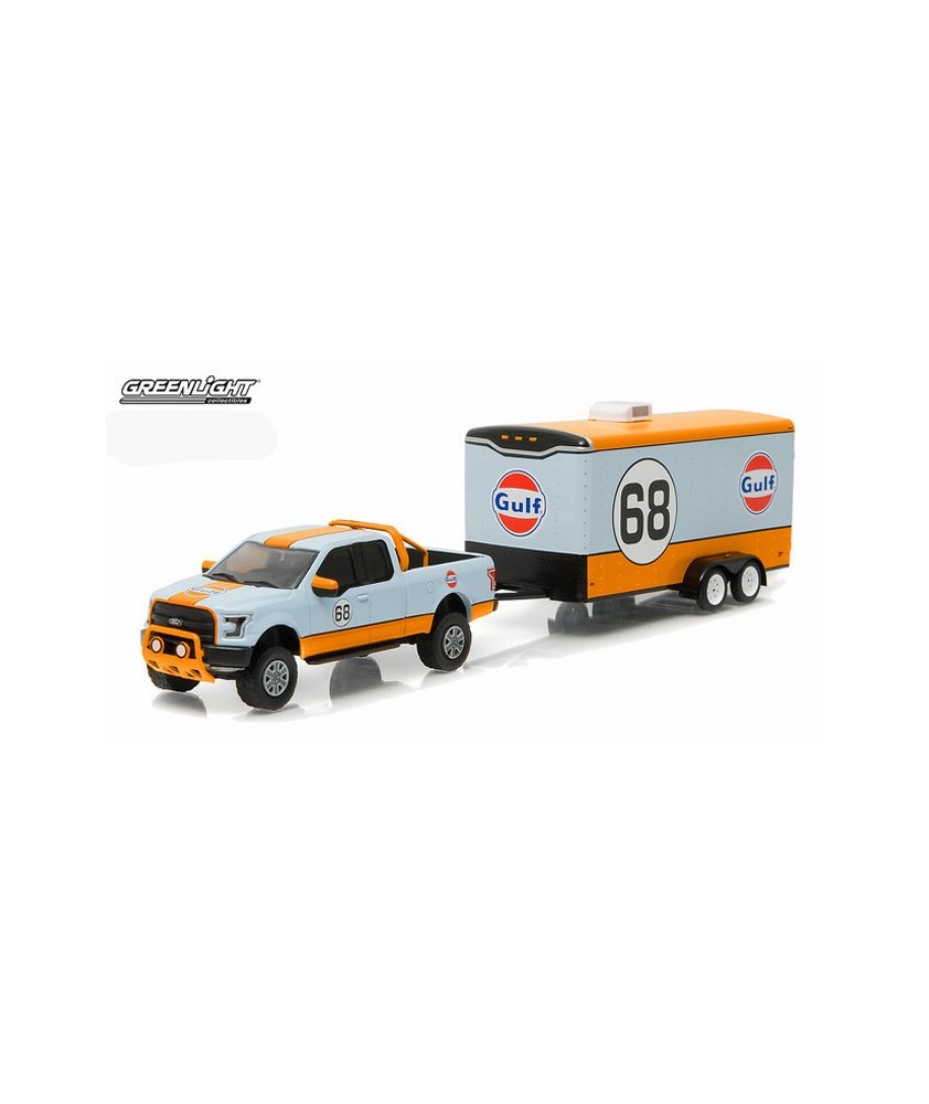 Greenlight Hitch & Tow Series 7 - Ford F-150 and Enclosed Car Hauler 