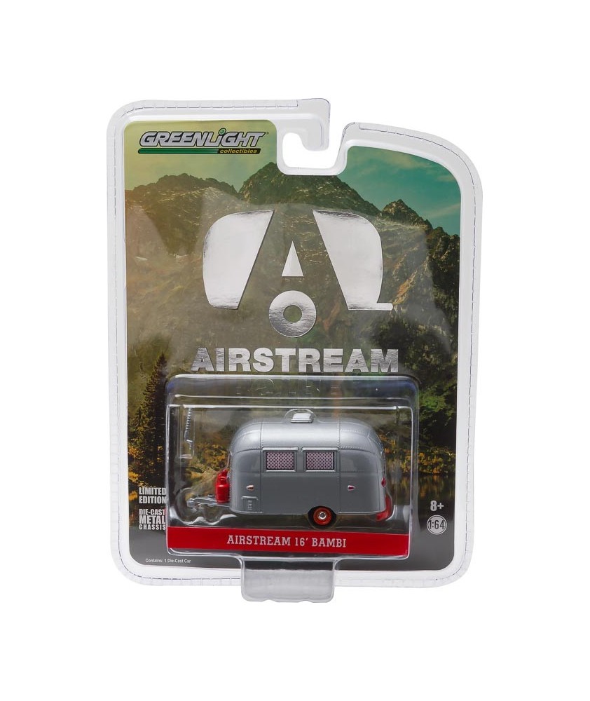 Greenlight Hobby Exclusive - Airstream 16' Bambi Camper Trailer