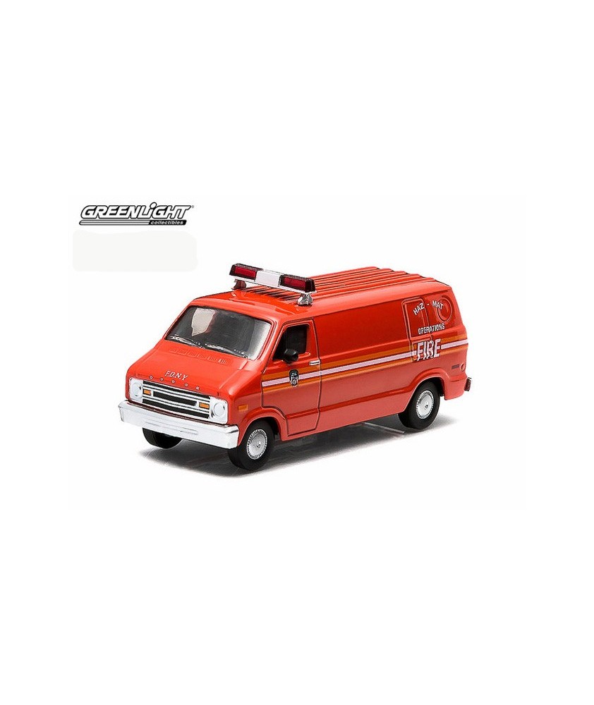 Greenlight Hobby Exclusive - 1976 Dodge B-100 Haz-Mat Operations Van