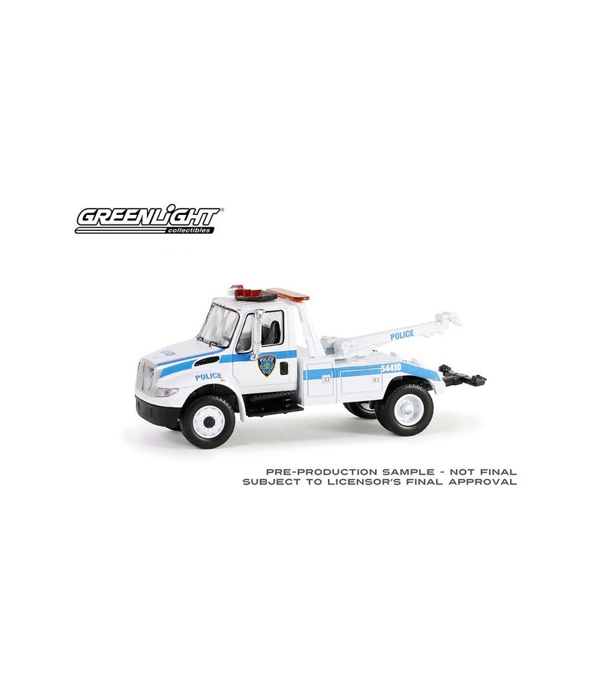 Greenlight H.D. Trucks Series 25 - 2019 International DuraStar 4400 Tow Truck Port Authority of New York and New Jersey Police