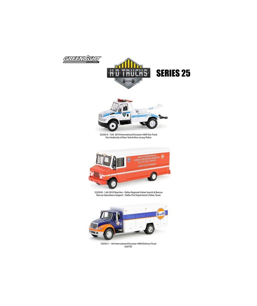 Greenlight H.D. Trucks Series 25 - Three Truck Set