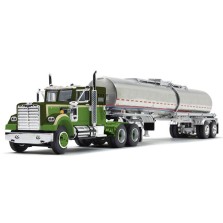 DCP by First Gear - White Western Star 4900 with Brenner Chemical Tank Trailer