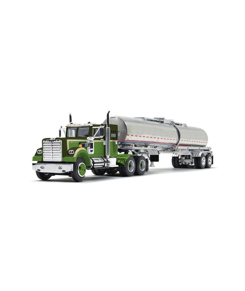 DCP by First Gear - White Western Star 4900 with Brenner Chemical Tank Trailer