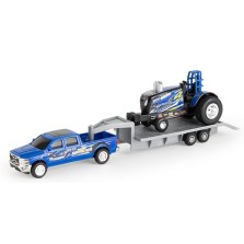 Ertl Farm Toys - New Holland Pickup with Trailer and Puller Tractor