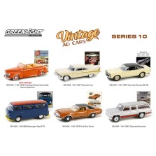 Greenlight Vintage Ad Cars Series 10 - Six Piece Set