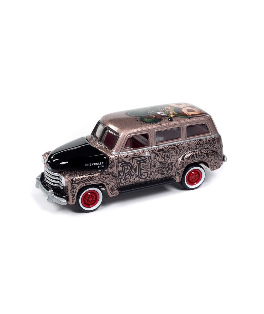 Johnny Lightning Pop Culture 2024 Release 1 - 1950 Chevy Suburban Rat Fink