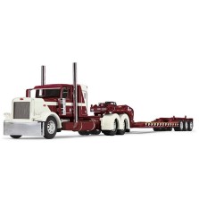 DCP by First Gear - Peterbilt Model 389 with Fontaine Magnitude Lowboy Trailer