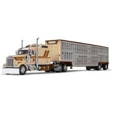 DCP by First Gear - Kenworth W900L and Silverstar Livestock Trailer Paradise Trucking Big Rigs Series