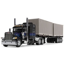 DCP by First Gear - Peterbilt 389 with Container Trailer and Two Dry Good Containers