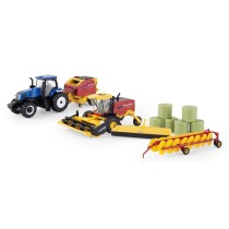Ertl Farm Toys - New Holland Genesis Tractor Haying Set