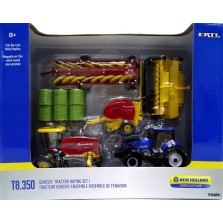 Ertl Farm Toys - New Holland Genesis Tractor Haying Set