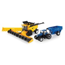 Ertl Farm Toys - New Holland CR8.90 Harvesting Set