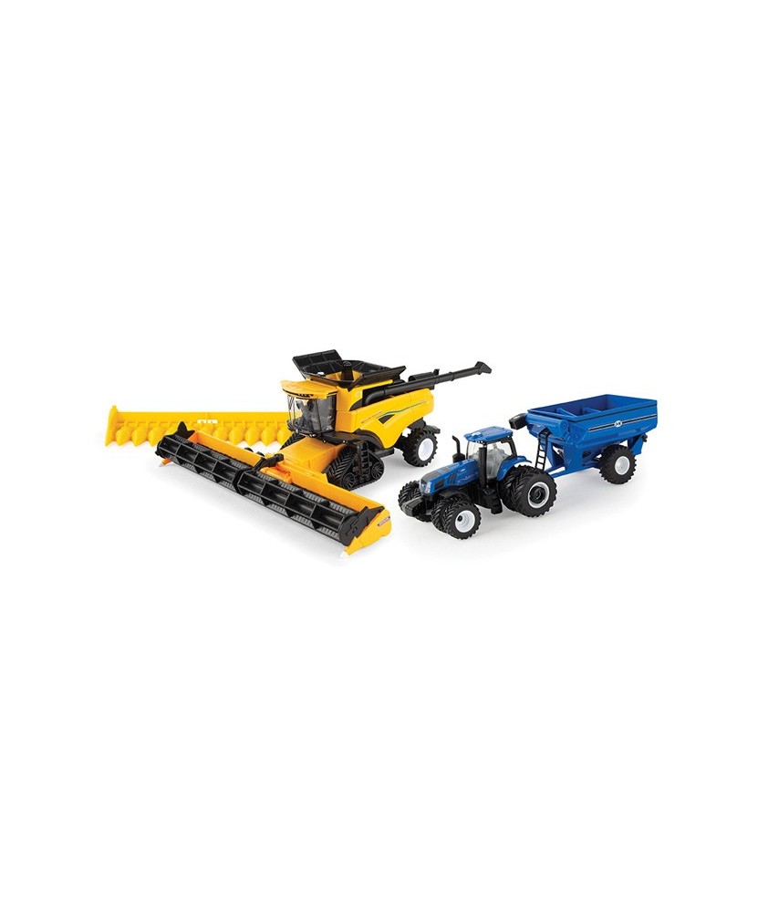 Ertl Farm Toys - New Holland CR8.90 Harvesting Set