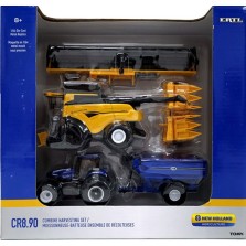 Ertl Farm Toys - New Holland CR8.90 Harvesting Set