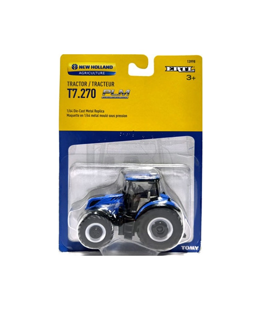 Tracteur New Holland T7.270 Avec PLM Intelligence échelle 1/64 ERTL - Neuf