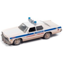 Johnny Lightning Pop Culture 2024 Release 2 - Blues Brothers 1975 Dodge Monaco Chicago Police