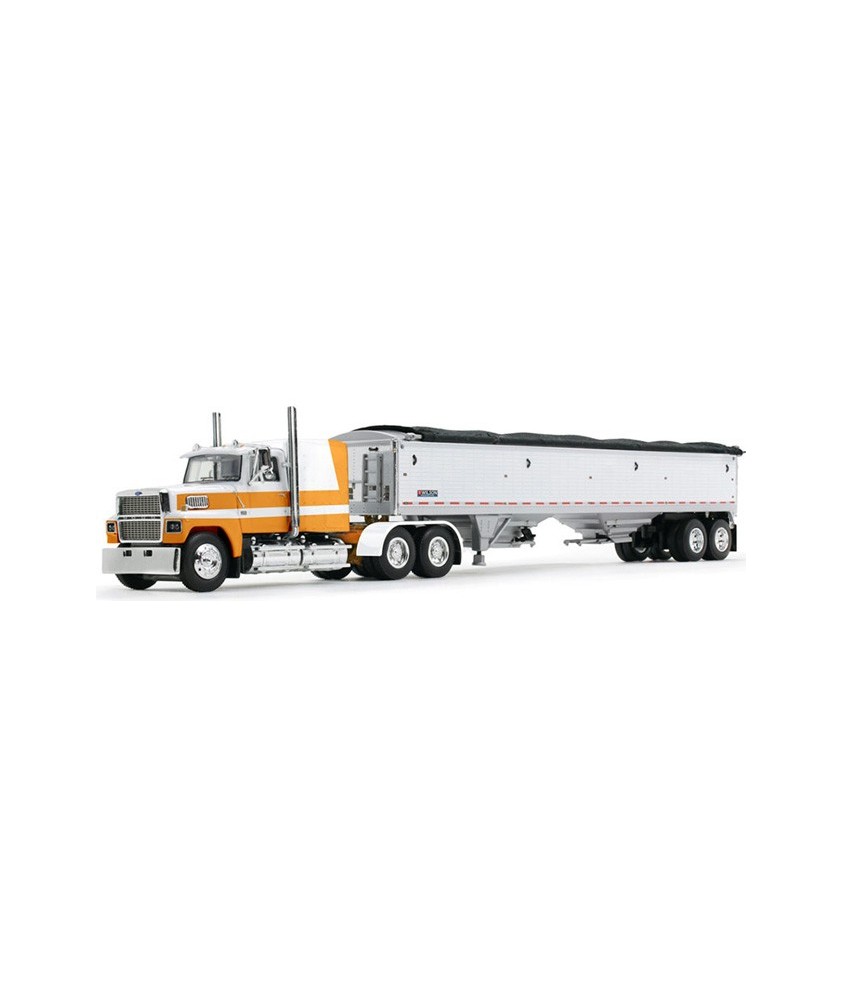 DCP by First Gear - Ford LTL-9000 with Wilson Pacesetter Tandem Axle Grain Trailer