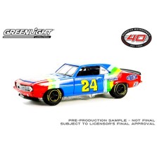 Greenlight Hobby Exclusive - 1969 Chevrolet Camaro Jeff Gordon Hendrick Motor Sports First Win Tribute