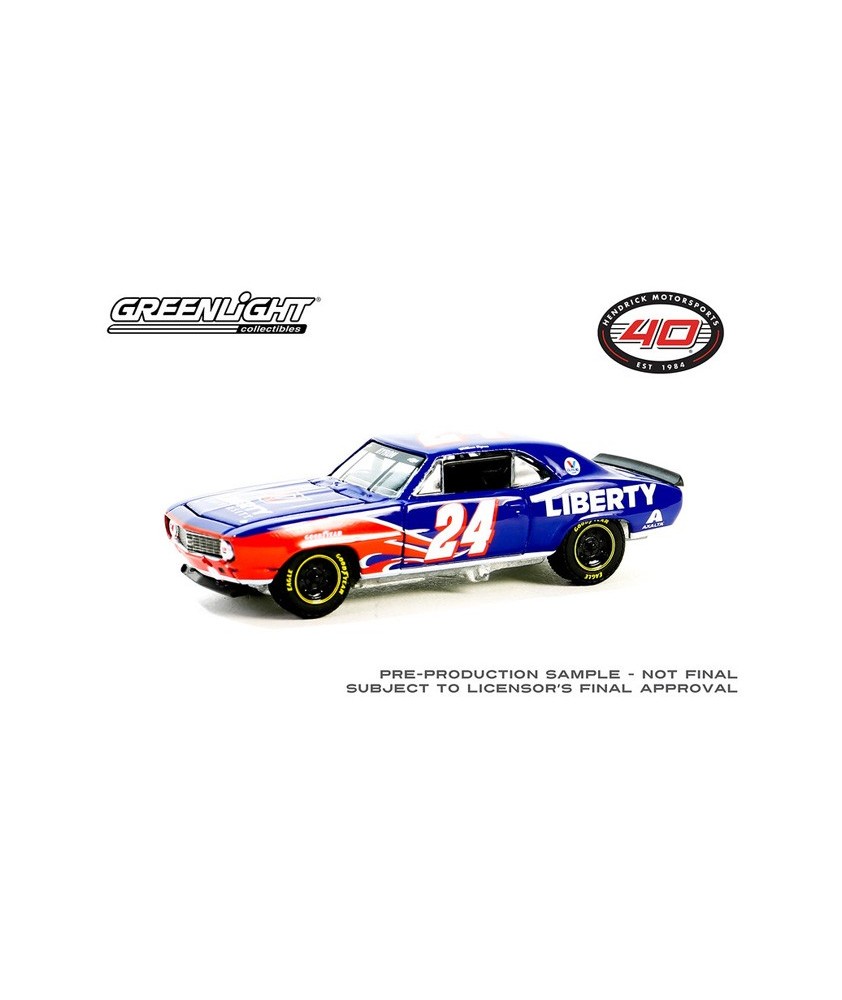 Greenlight Hobby Exclusive - 1969 Chevrolet Camaro William Byron Hendrick Motorsports First Win Tribute