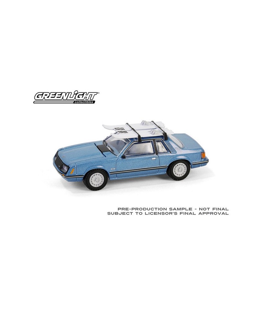 Greenlight Hobby Exclusive - 1981 Ford Mustang Ghia Coupe with Ski Roof Rack