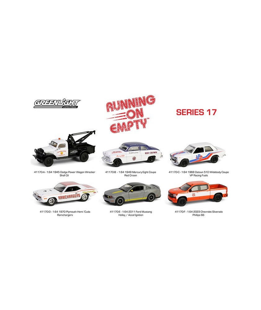 Greenlight Running On Empty Series 17 - Six Piece Set