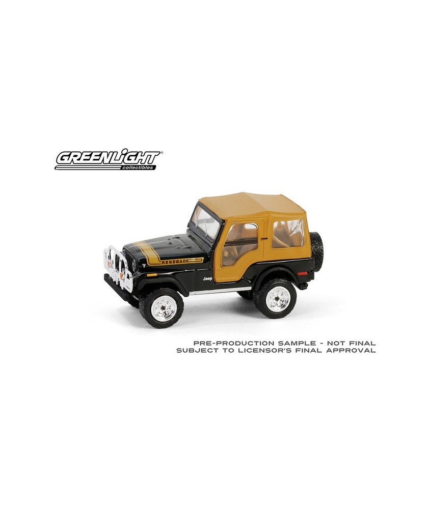 Greenlight All-Terrain Series 16 - 1976 Jeep CJ-5 Renegade Lifted with Off-Road Bumper