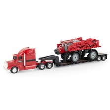 Ertl Farm Toys - Case IH Patriot 4350 Sprayer with Semi Truck and Lowboy Trailer