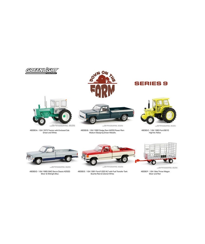 Greenlight Down on the Farm Series 9 - Six Piece Set