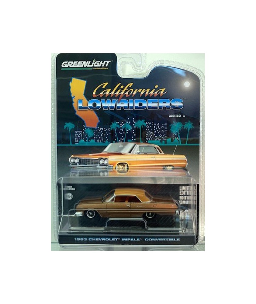 Greenlight California Lowriders Series 6 - 1963 Chevrolet Impala SS Convertible Top Up